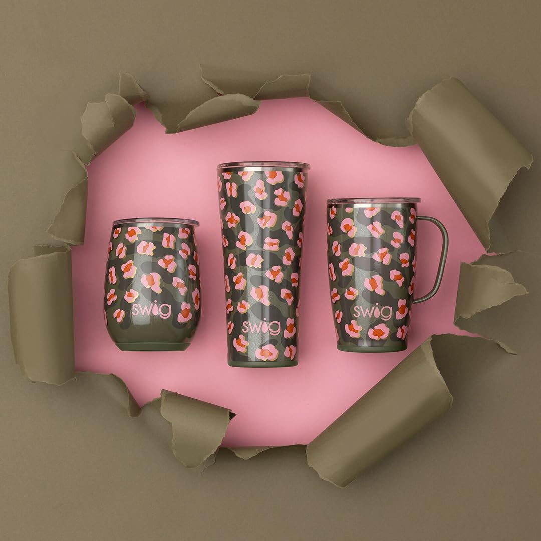 Swig Life Izolowany kubek o pojemności 900 ml, podróżny kubek do kawy z pokrywką, przyjazny podróżny kubek do kawy, termos ze stali nierdzewnej, kubek 907 ml, izolowany kubek do kawy wielokrotnego
