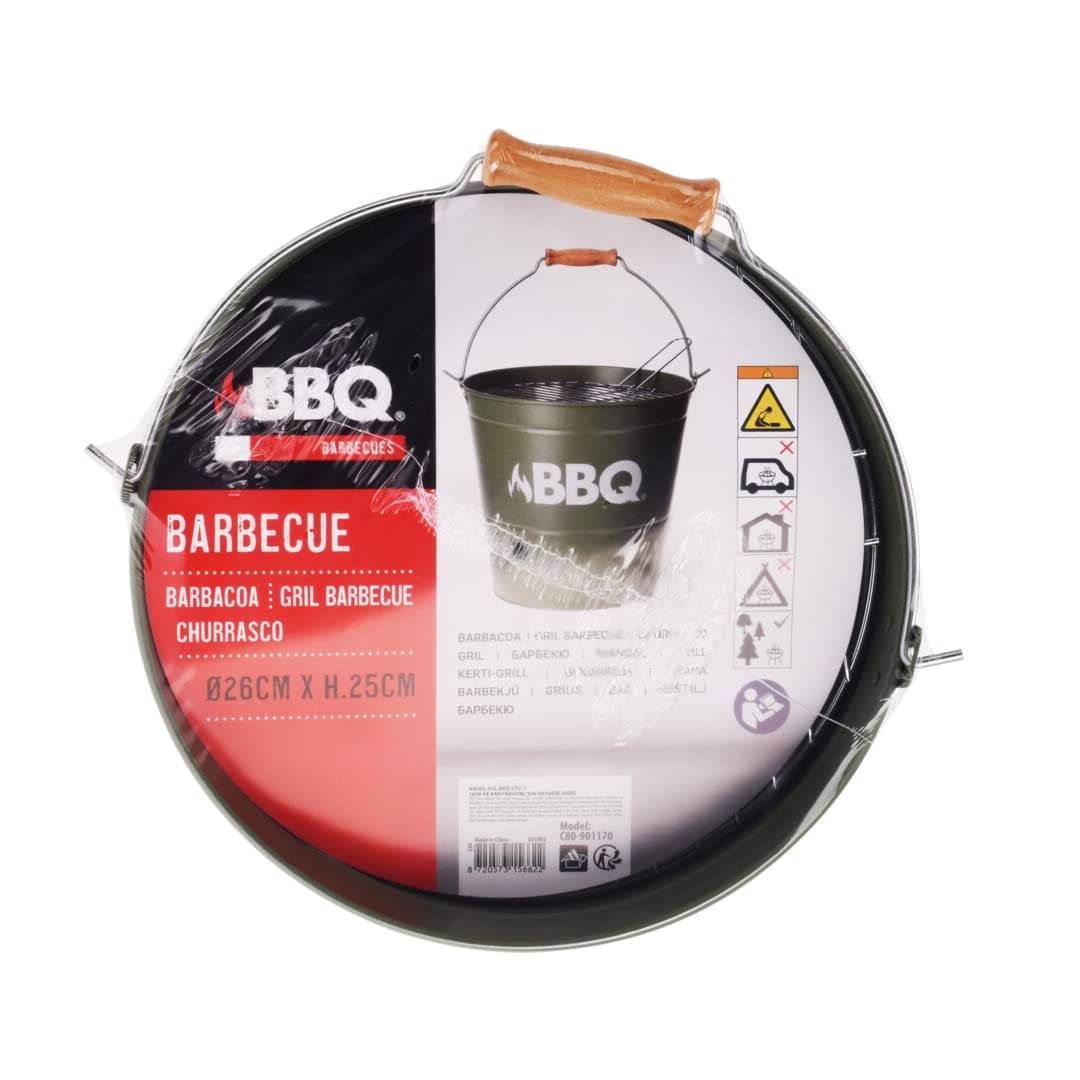 Barbacoa cubo zinc 26,5 x 25 cm BBQ