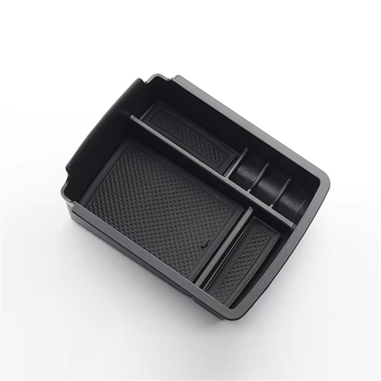 SZTMYVUW Interior Storage Box Compatible With VW For Golf MK7 2014 2015 2016 2017 2018 2019 2020 Armrest Box Center Storage Box Storage And Organization Accessories(Black pad Box)