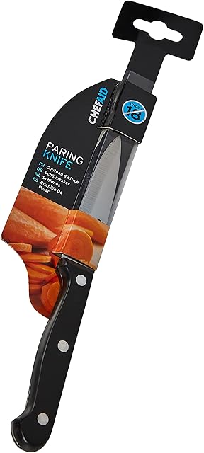 Chef Aid Paring Knife, Black