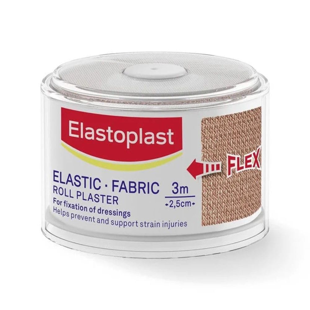 5 x Elastoplast Fabric Strapping 2.5cm x 3m