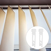 Vista 6 de Kit de reparación de accesorios de polea ciega vertical, accesorios de cortina de plástico para reparación de persianas de ventana, 10 uds