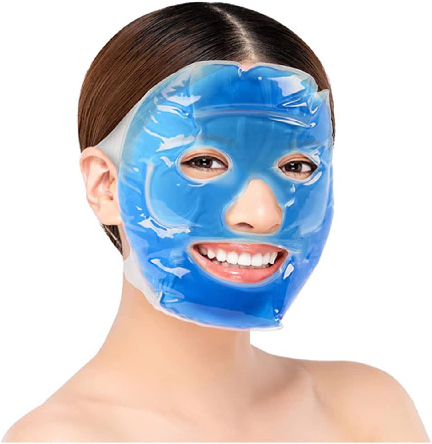SIGNAMIO Unisex Cooling Face Mask Cold Therapy Gel Mask for Glowing Skin - Ice Pack for Face Skincare, Cool Mask, Face Ice Pack, Cooling Pack for Face