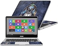 Vista 135 de MightySkins - Skin de fibra de carbono para cámara Blink XT para exteriores, chips dorados, acabado de fibra de carbono texturizado, protector