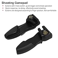 Vista 2 de Qiilu Tablet Game Joystick Trigger Handle, 6 Finger Shooting Button Trigger Auxiliary Gamepad, Sensitive Shoot Aim Trigger Gamepad Grip