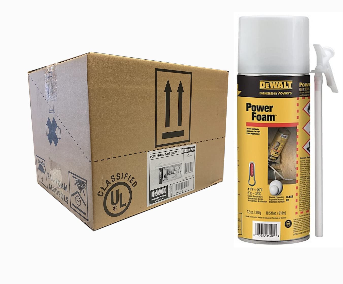 DeWALT Engineered by Powers PowerFoam 12 fl/oz Expanding Polyurethane
