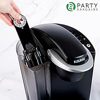 Vista 5 de PARTY BARGAINS Kit de filtro de agua de repuesto para cafeteras Keurig 1.0, 6 cápsulas de filtro de carbón con soporte, compatible con cafeteras