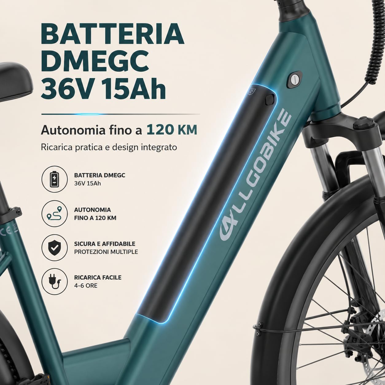 Bici Elettrica uomo donna,27.5 Inches 36 V 15 Ah Removable Battery 120Km Autonomy bici pedalata assistita for Urban Commuters 7 Velocità Freni a Disco,Sospensione Anteriore