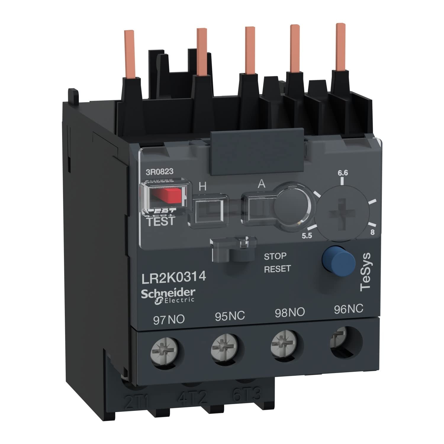 Telemecanique Motor Overload Relay 023057 Thermal LR2 K0314 5,5 -8 A