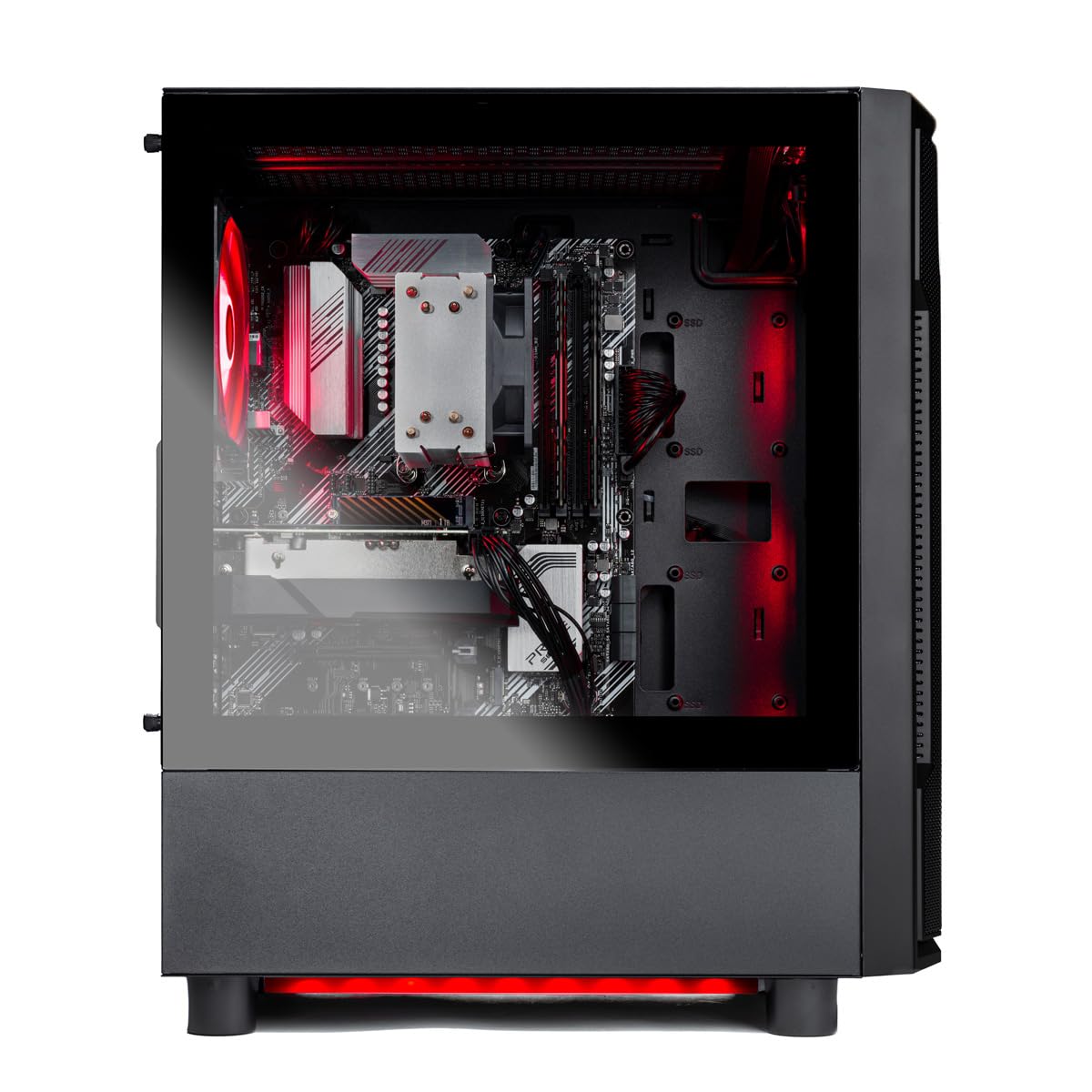 Skytech Gaming Shadow Gaming PC, AMD Ryzen 7 7700X 4.5GHz, NVIDIA RTX 5060, 1TB Gen4 NVMe SSD, 32GB DDR5 RAM 5600, 650W Gold PSU, Wi-Fi, Win 11, Desktop