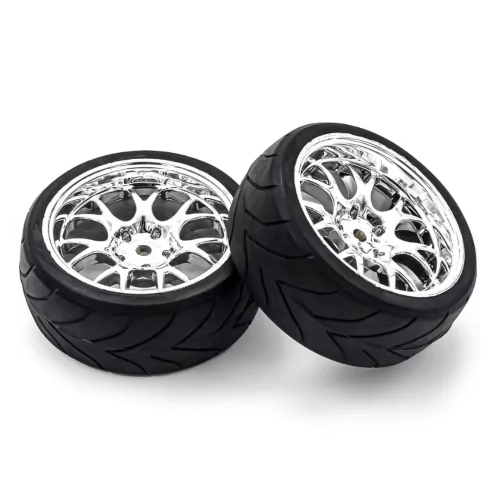 Compatibile con Redcat per HPI per Tamiya per HSP 1/10 RC Auto Aggiornamento Parti di Ricambio Accessori Pneumatici Ruote Cerchi 12mm Mozzo Esagonale Ricambi RC