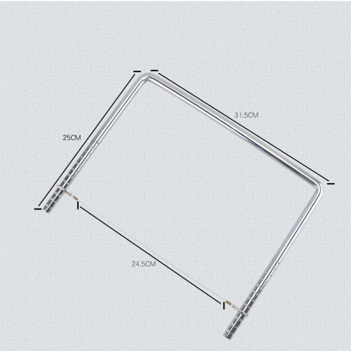 ABOOFAN 1stück All Steel Arch Form Mud Cutter aus Rostfreiem Stahl Verstellbarer Tonschneider mit Skala Langlebiges Töpferwerkzeug für Keramik Schlamm und DIY kunsthandwerk