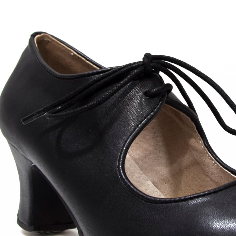Zapatado de Flamenco de Doble Suela y Cordones