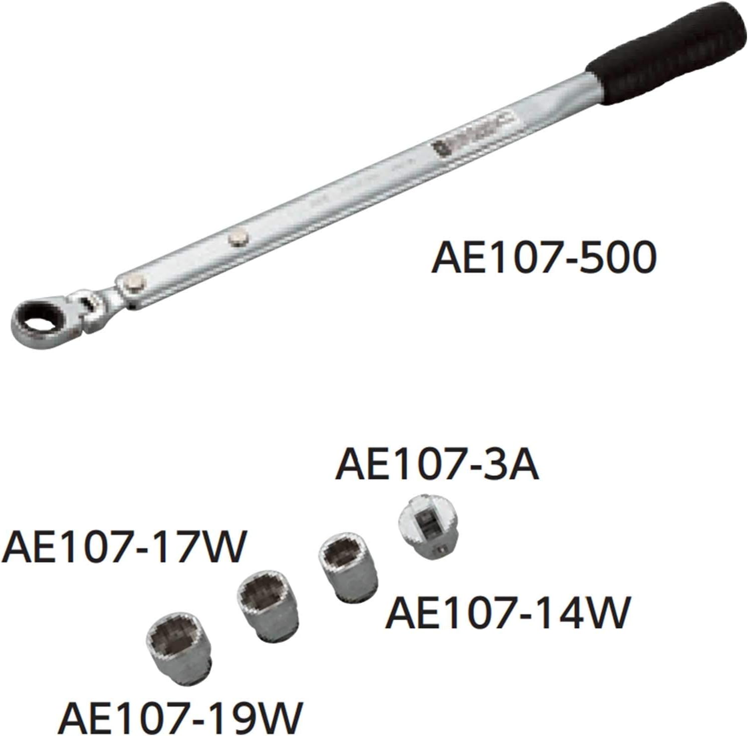 Kyoto Tool (KTC) Belt Tensioner Wrench 9.5sq. Drive AE107-3A, 1 Piece