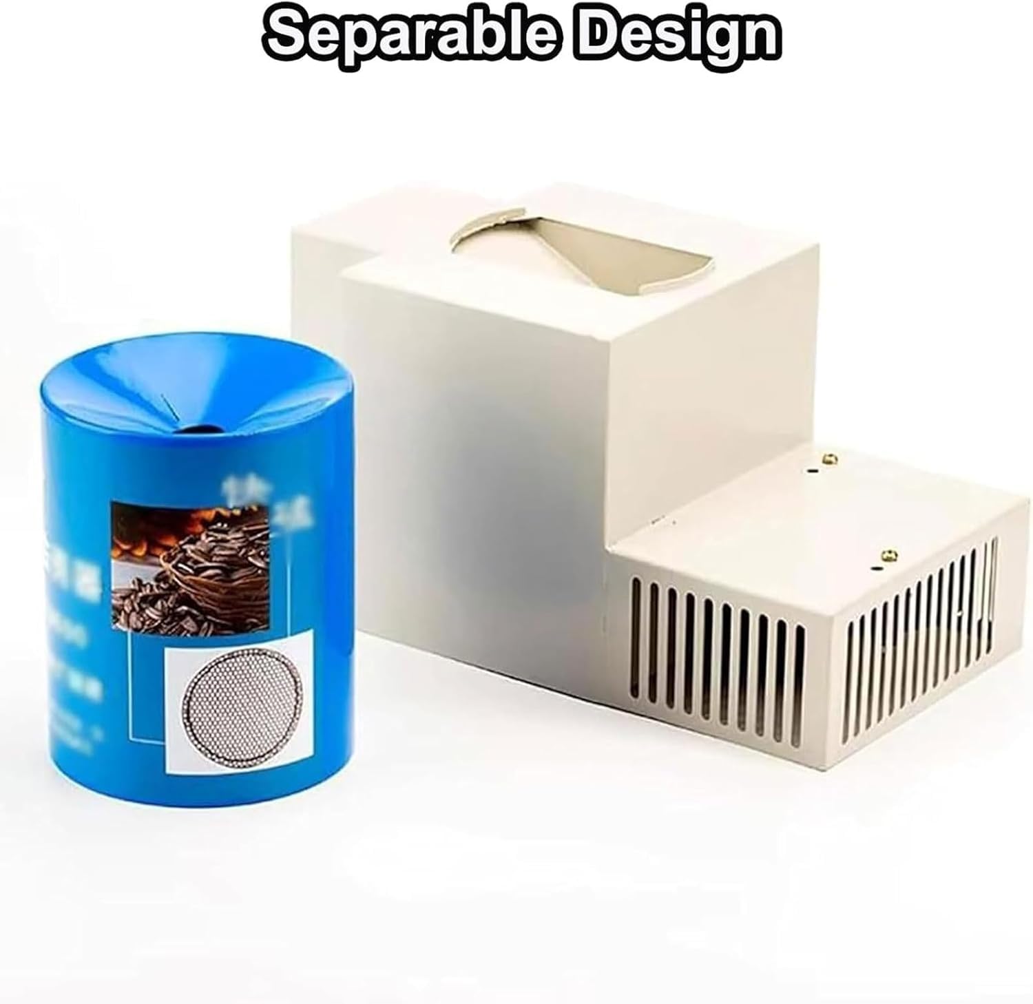 Macchina per sgusciare semi di girasole, elettrica 3-24 V con tensione regolabile, soffiatore e setaccio per un uso efficiente in casa in lotti, design automatico