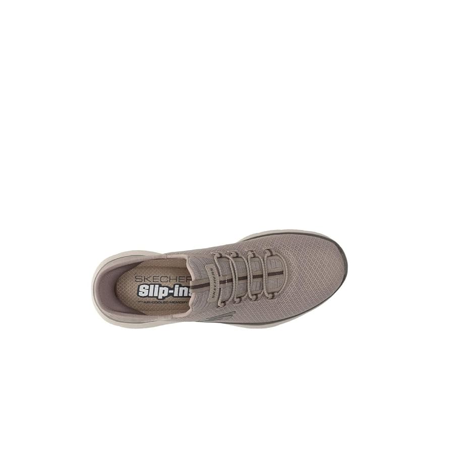 Amazon.com | Skechers Men's Summits High Range Slip-in Slippers, taupe,  10.5 Men | Fashion Sneakers