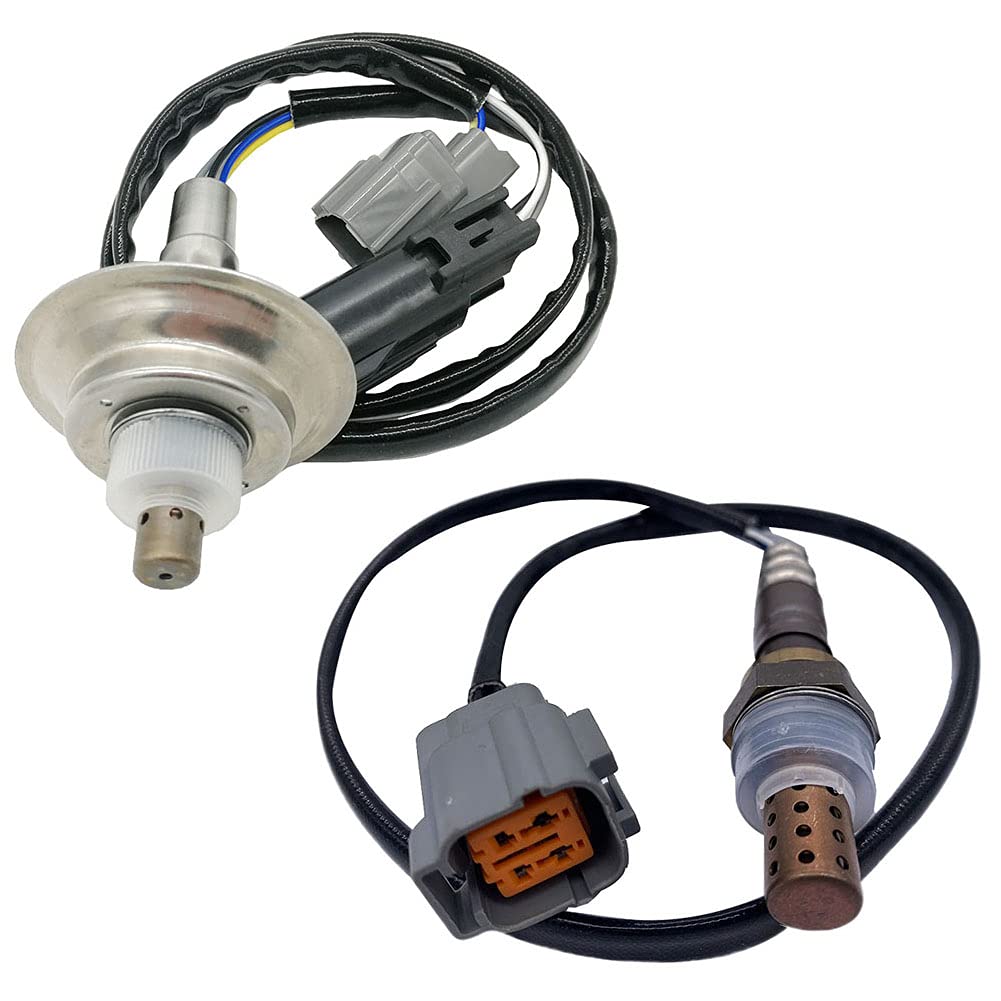 Amrxuts 2Pcs 234-5012 234-4044 Air Fuel Ratio Sensor Upstream Downstream Oxygen Sensor for Ma-z-da CX-7 2.3L 2007 2008 2009 L33L-18-8G1B L33L-18-8G1 2345012 2344044