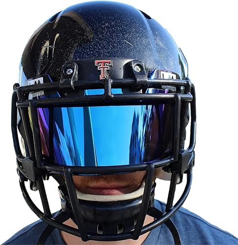 Miniatura 7 de Loudmouth - Visera de fútbol americano de ajuste universal, para jóvenes y adultos