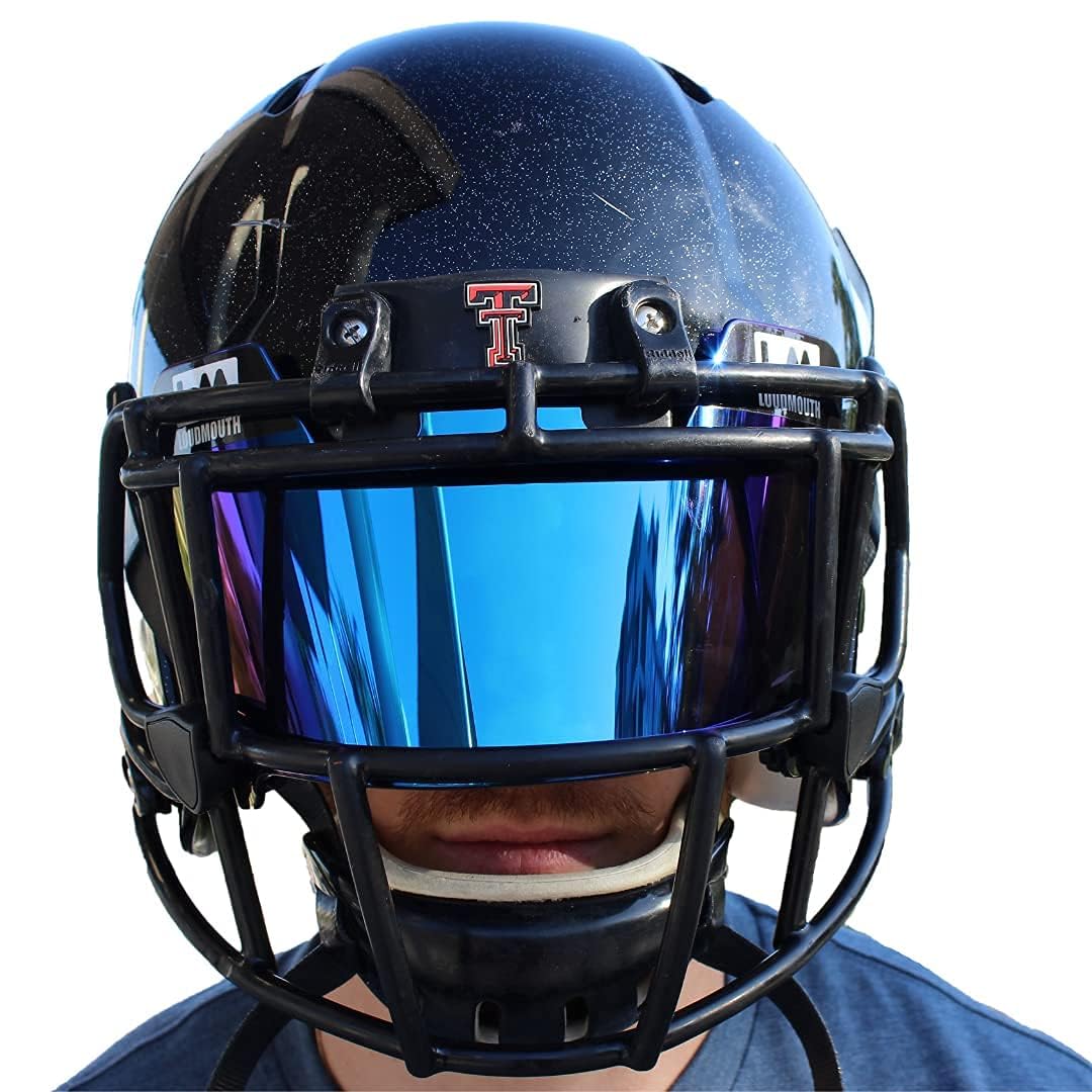 Anti-glare Football Shield CNPMANT Football Visor - Tinted Helmet Visor