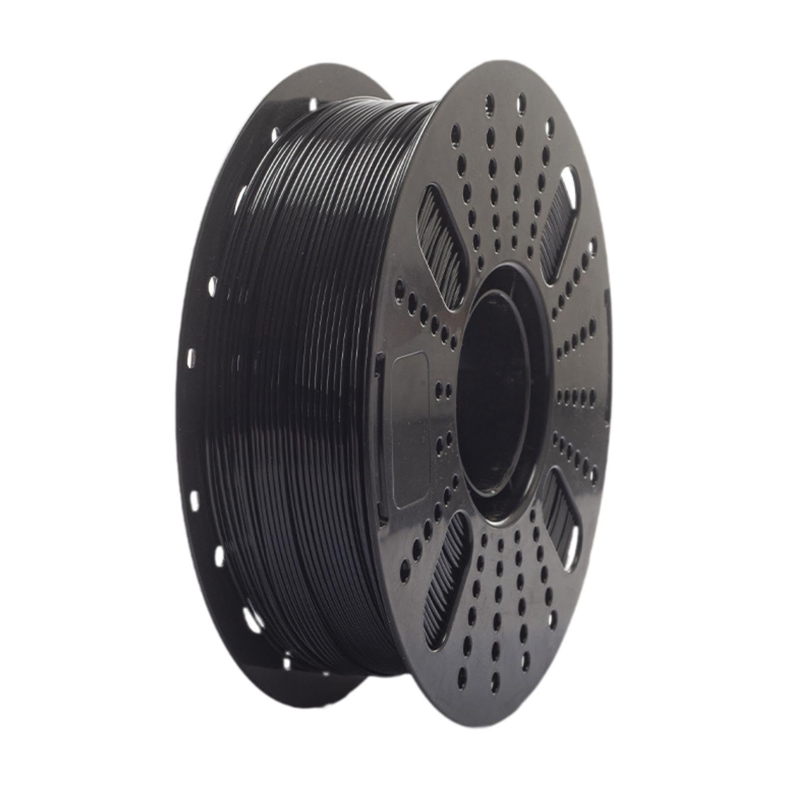 Filamento para Impresora 3D, filamento PETG, Accesorio Rendimiento, Suministros para impresión 3D, Material Alta precisión 1,75 mm, 1, Negro