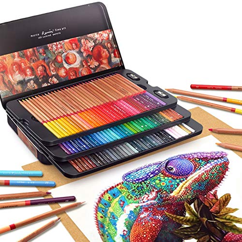 Amazon | マルコルノワール 24/36/48/72/100 色の鉛筆セット lapices