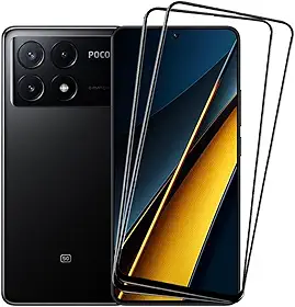 Kit 2 Películas de Vidro Temperado 3D 9D para Xiaomi Poco X6 Pro