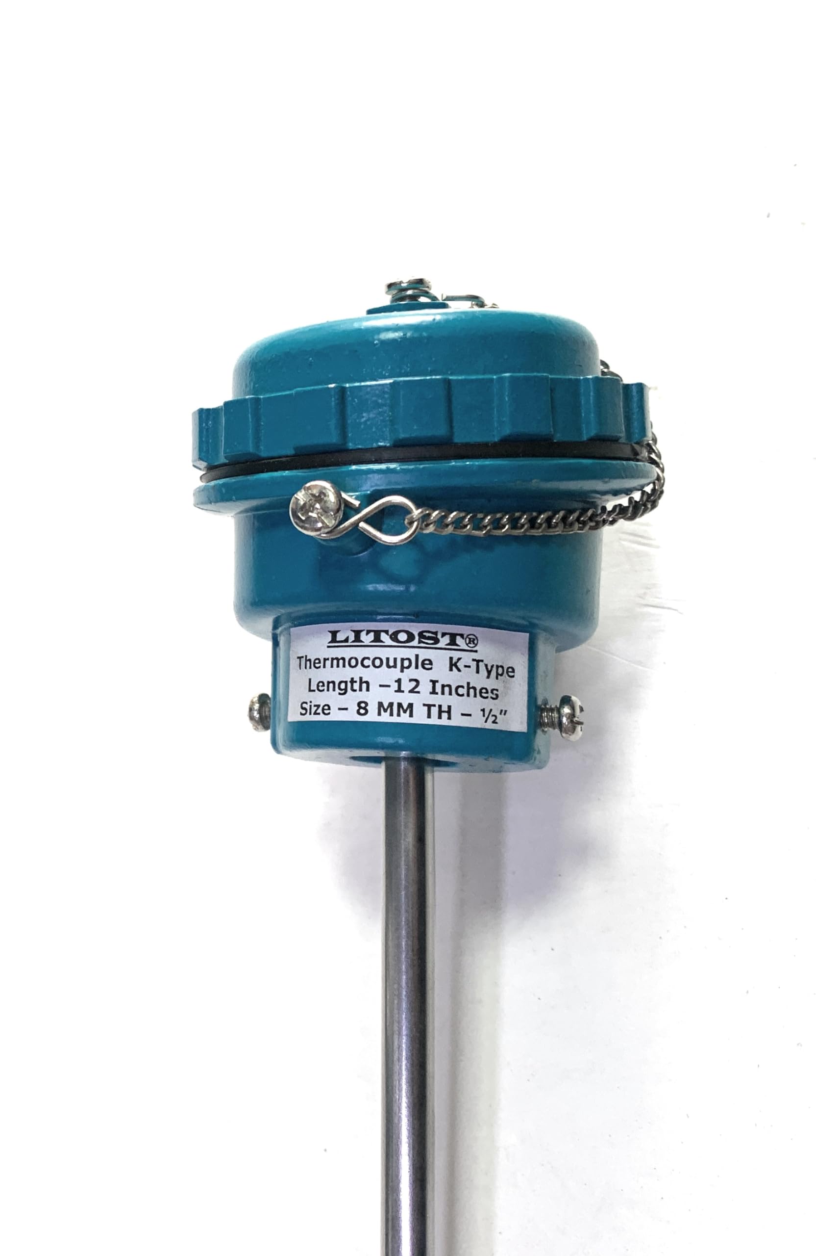 Litost® Thermocouple K- Type Temperature Sensor Size-8 MM Total Length-12 Inch Thread-1/2" (Match & Buy) (B08G44W72B) Amazon Price History, Amazon Price Tracker