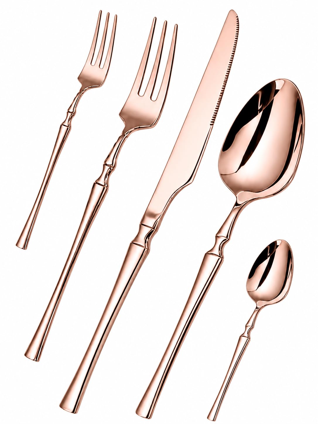 Elegant Handle Black 30 Pcs Steel Cutlery Set for Dining Table — Amazon image 16
