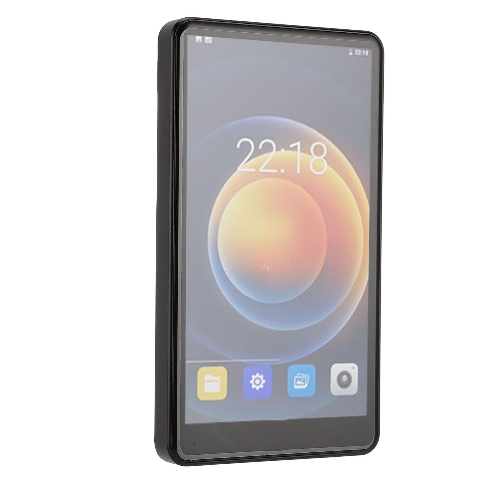 KUIDAMOS Reproductor MP4 con Bluetooth Pantalla Táctil de 5,2 Pulgadas Reproducción de Música y Vídeo Portátil para Viajes Aleación de Aluminio Negro