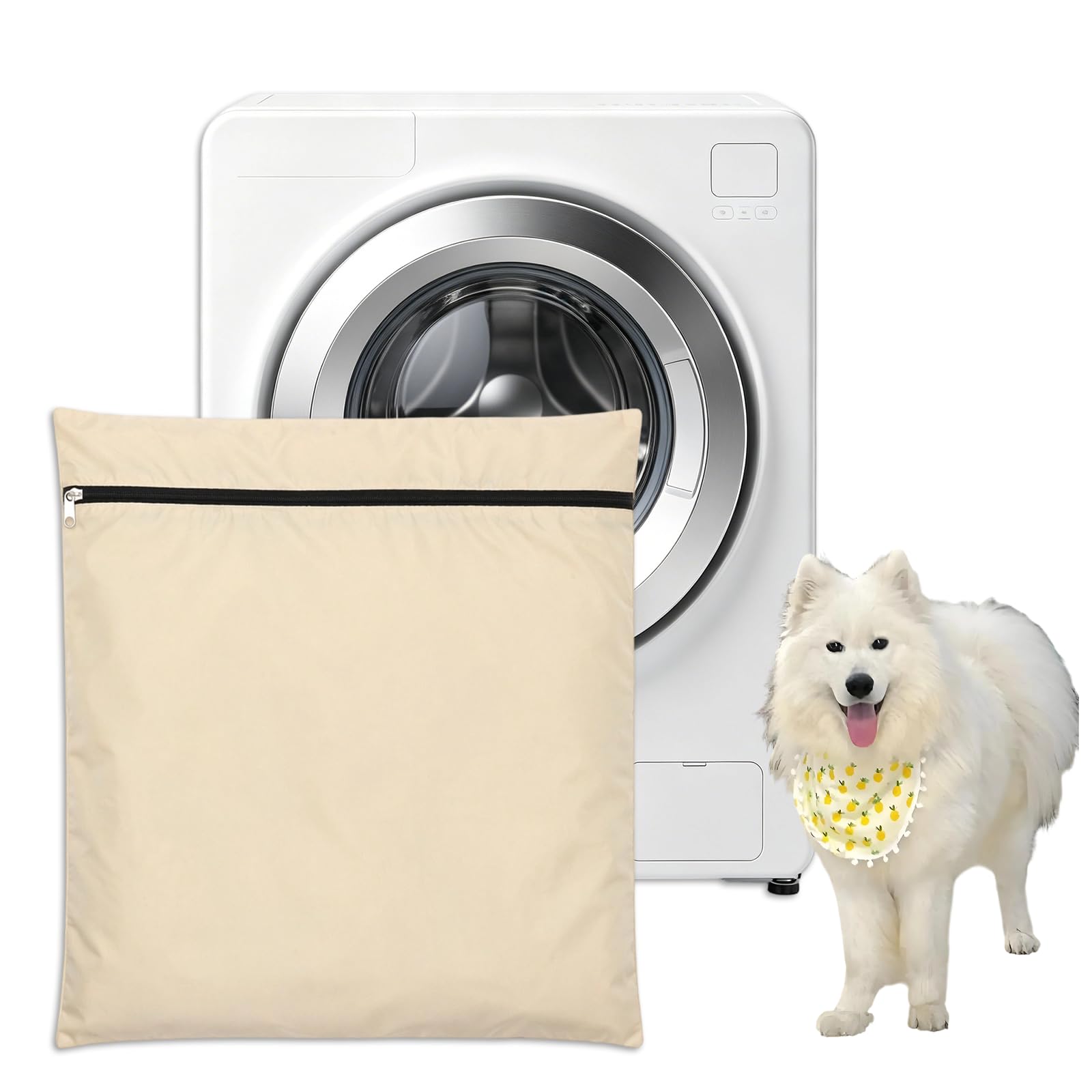 Pet Laundry Bag for Washing Machine - Reusable Wash Bag with Zipper
