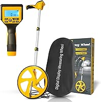 Zozen Digital Measuring Wheel, 12in High Precision Backlit Display, 7 Functions Metric/Imperial Memory Save IP54 Waterproof