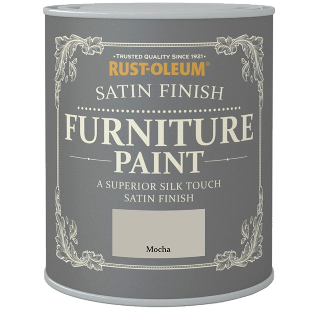 Rust-Oleum Satin Finish Furniture Paint Mocha 125ml