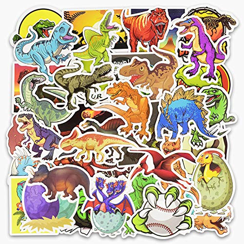 ジャション 恐竜 ステッカー シール ステッカーセット 防水 ステッカー ブランド お気に入りのスーツケース、ギター、車、バイク、自転車、ヘルメット、パソコン、携帯、ノート、 タブレット