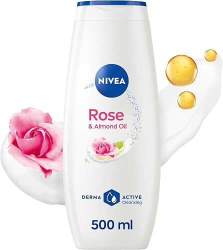 NIVEA Rose and Almond Oil Caring Shower Gel 500 ml