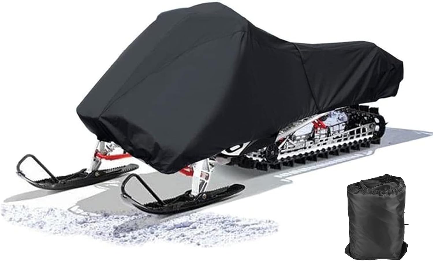 Weather Snowmobile Cover Replacement for Universal car Cover 229cm Long 130cm Wide and 128cm high