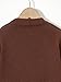 WDIRARA Girl's Star Printed Round Neck Long Sleeve Sweater Casual Drop Shoulder Pullover Knitwear Coffee Brown 8Y