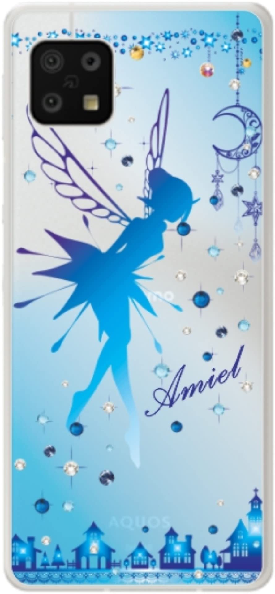 Amazon.co.jp: ［らふら］AQUOS Sense6s SHG07 豪華ジェル風デザイン名