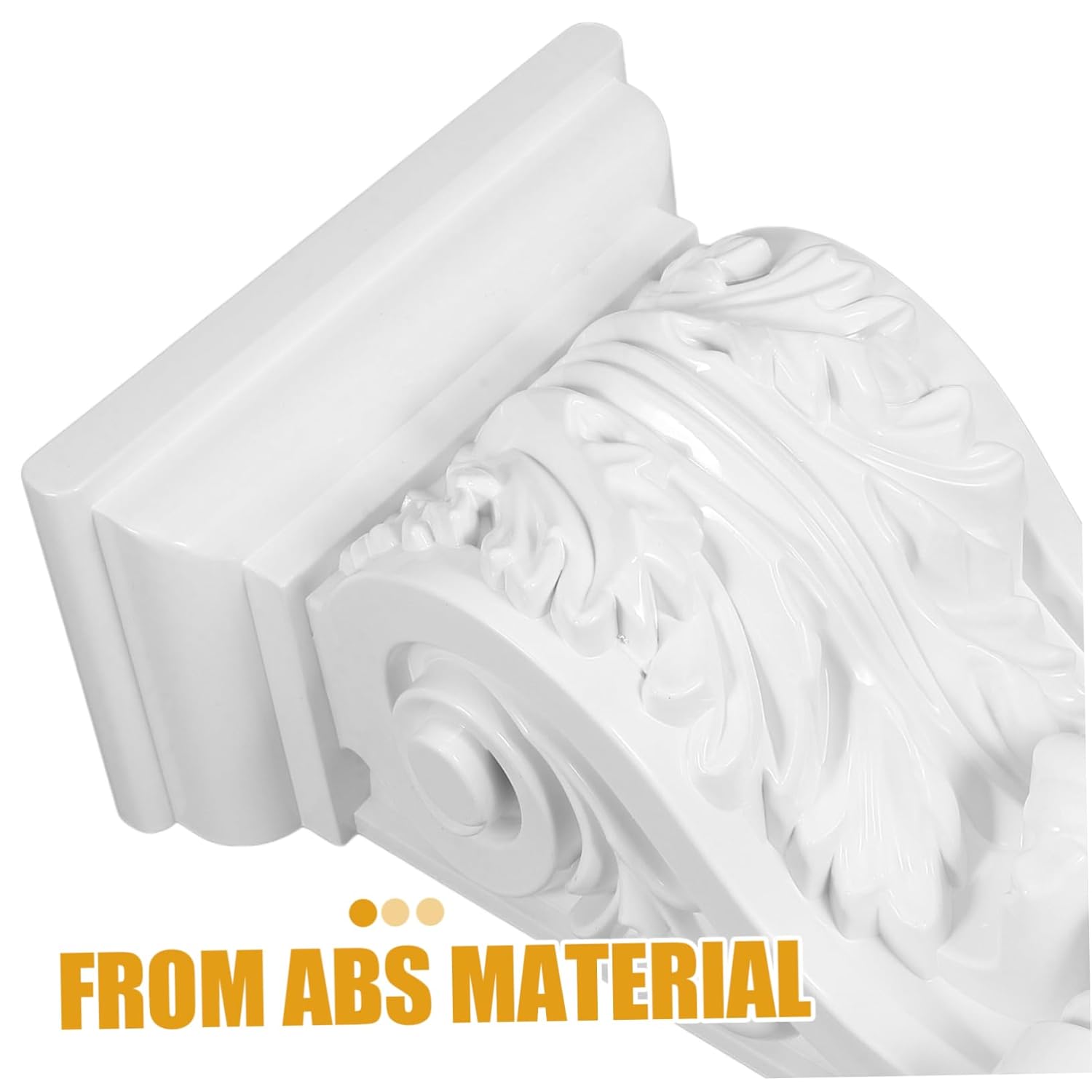 Roman Column Carving Decal European Decorative Stigma Flower Corbels for Shelves Decorative Furniture Decals Vintage