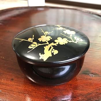 Amazon.co.jp: 春秋棗 茶入れ 漆器 茶道具 : おもちゃ