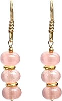 Vista 117 de Gempires Lightweight Beaded Earrings Handmade Gemstone Jewelry Hypoallergenic Gold Plated Dangling Earrings For Women