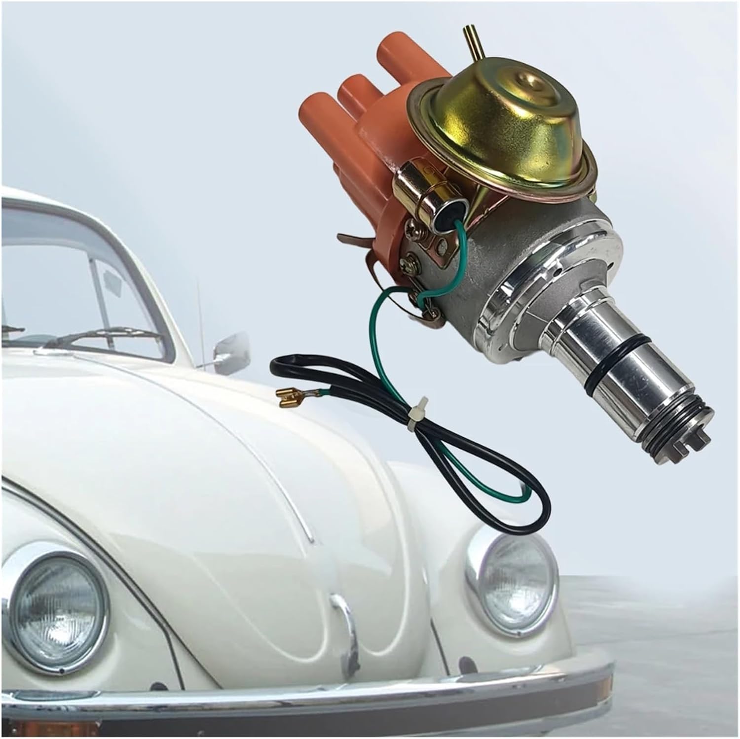 Vacuum Advance Distributor With Ignition Replace 0231170034 Compatible For Beetle 1961-1979 Camper T2 BAY 1968-1979