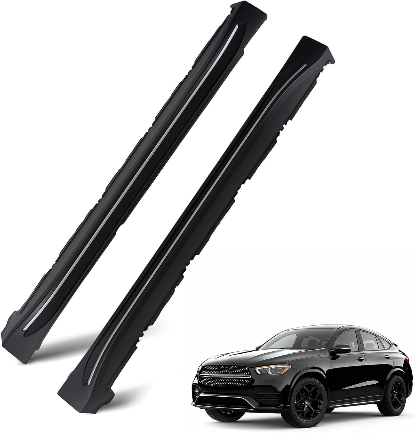maXpeedingrods Running Boards Compatible with 2020-2026 Mercedes Benz GLE-Class C167 Coupe Only, Black Aluminum Alloy Side Steps Nerf Bars with Anti-Slip Surface