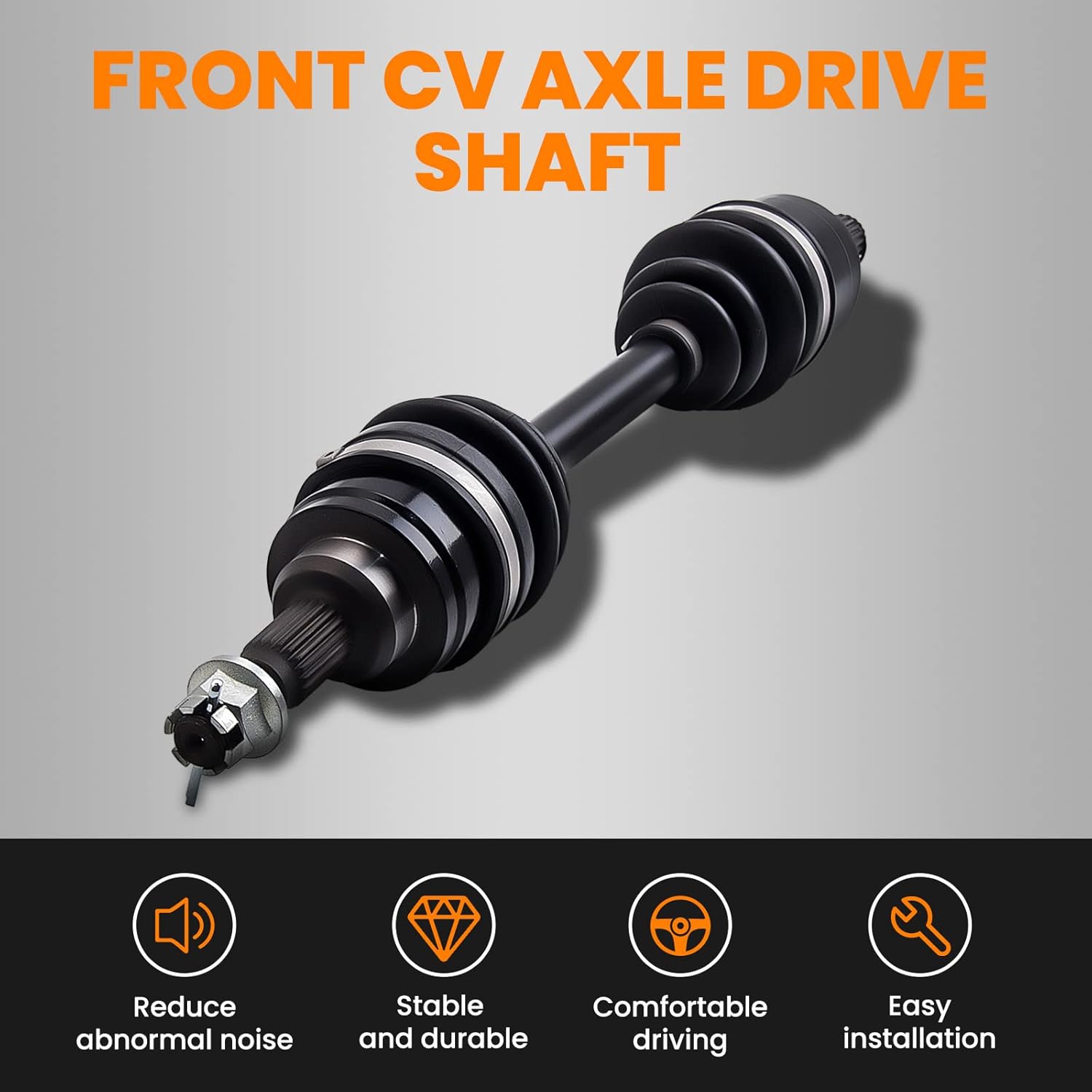 Tuningsworld Front Left Right CV Axle Drive Shaft for Honda FourTrax 300 TRX300FW 4x4 ATV 1988-2000, 42200-HC5-003/42300-HC5-003, 2PCS
