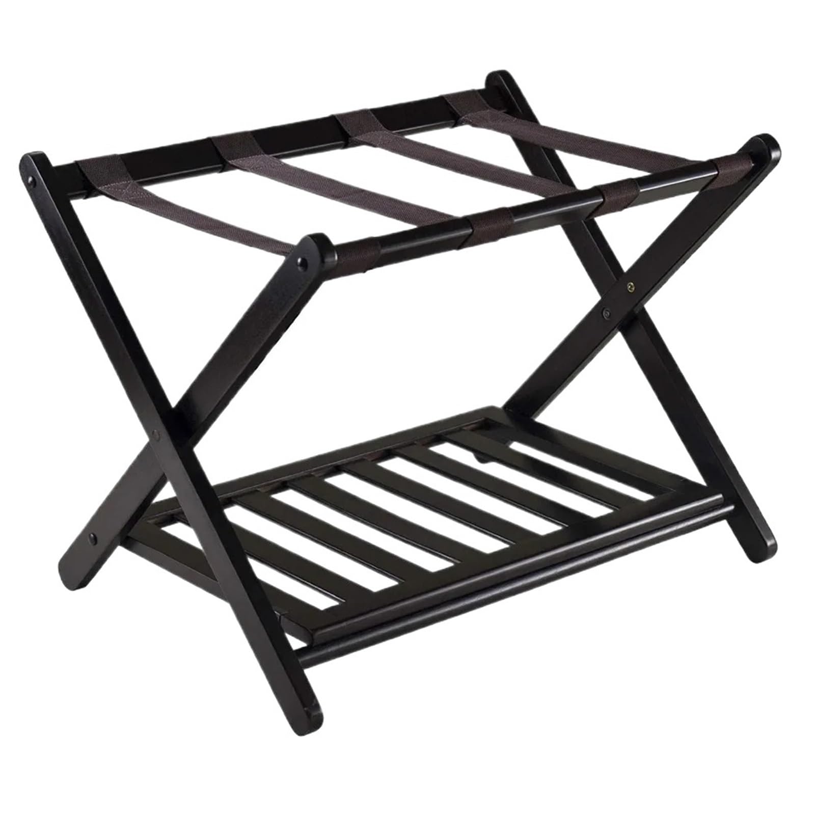YShiuoL Luggage Rack Luggage Rack Collapsible Double-Decker Hotel Racks for Bedroom