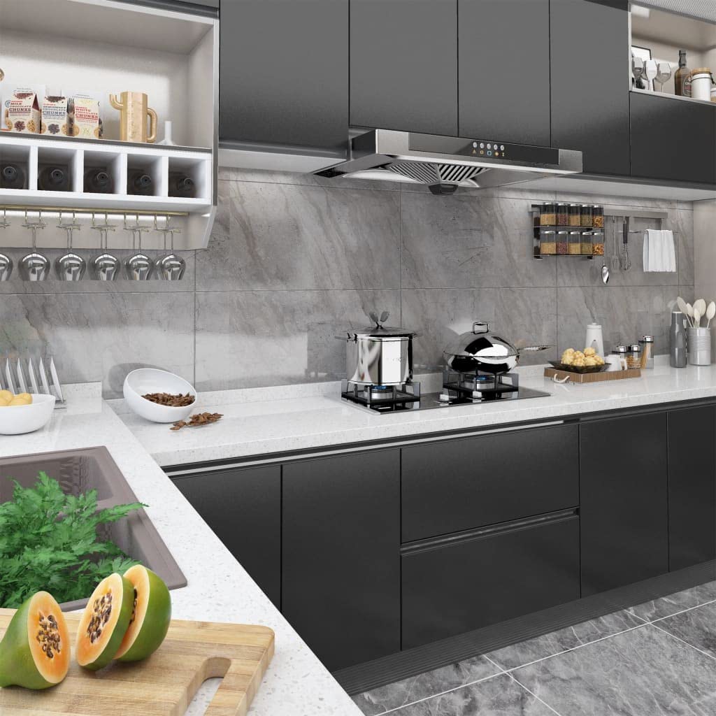 SKM Self-Adhesive Furniture Film Black 196.9