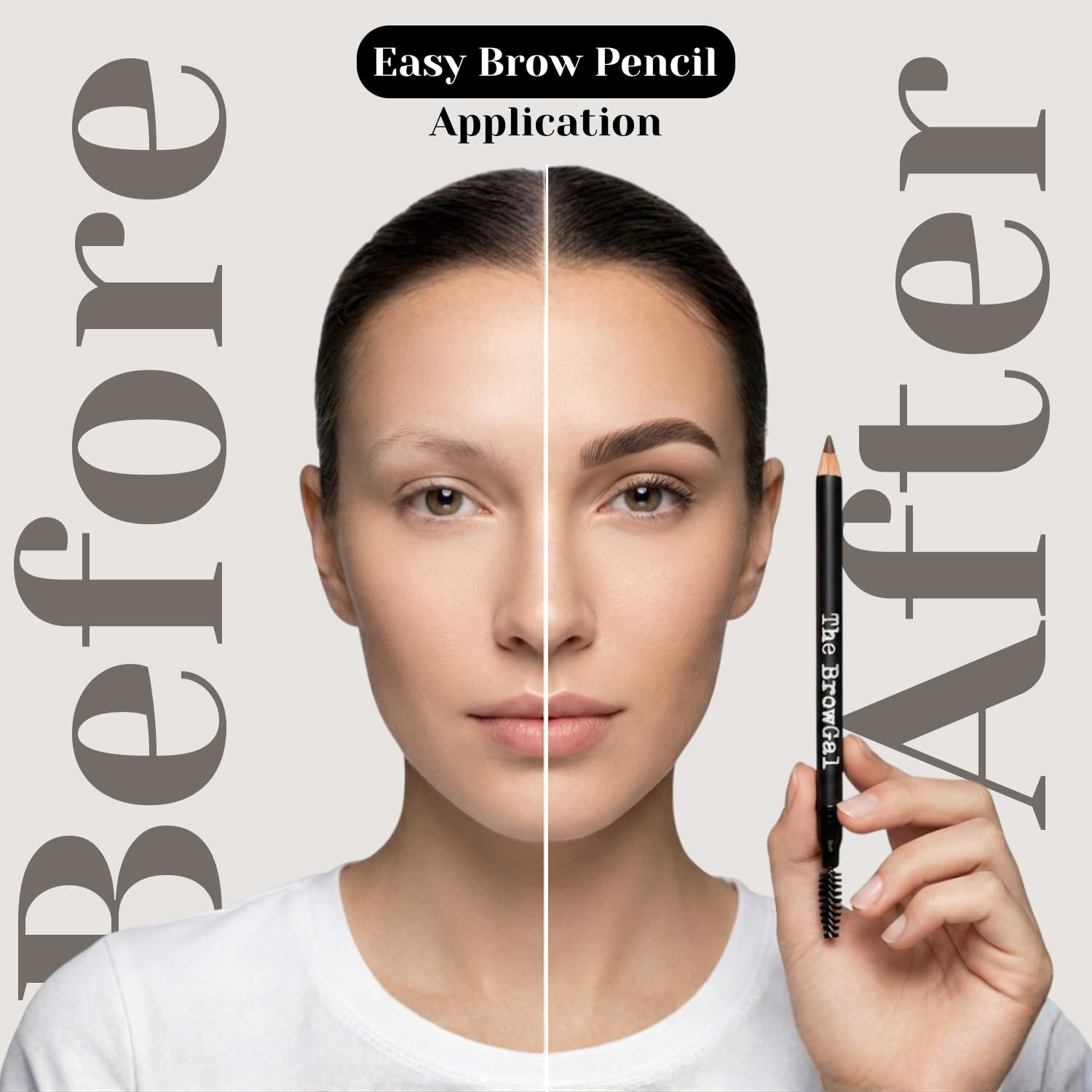 The BrowGal > Breloczek do brwi Skinny Eyebrow Pencil 03 czekoladowy 1,2 g