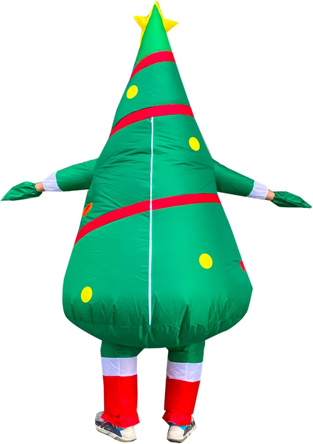 Inflatable Christmas Tree Costume Blow up Christmas Costume Cosplay Party Halloween Festive Xmas Suit Xmas Decor - Image 3