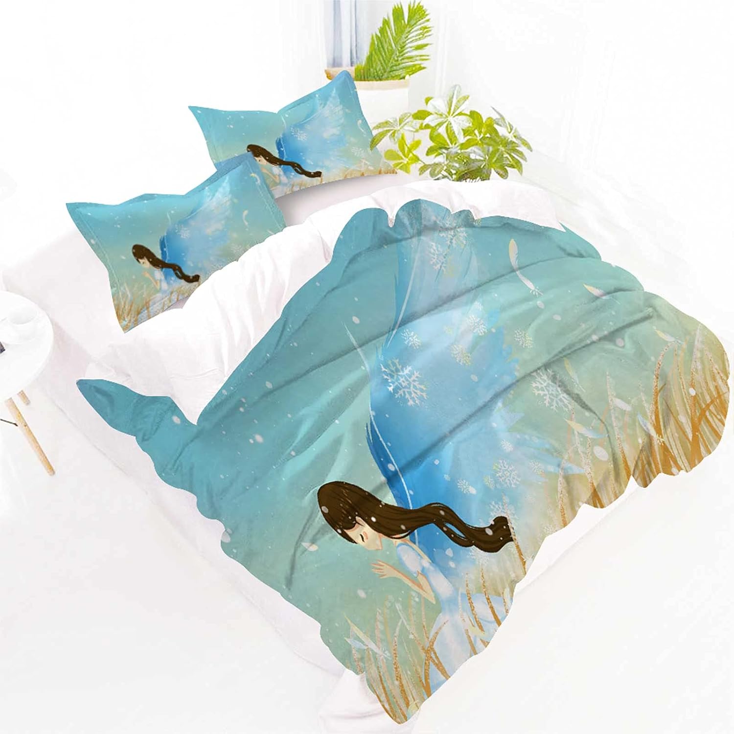 布団カバー 3点セットキング 寝具カバーセット 漫画 美しい 手描き 綿混 洋式 和式兼用 掛け布団カバー 枕カバー 洗い替え 速乾 230x210cm ファンタジー 風景 イラスト 女の子 クジラ 森 寝具カバーセット Www Qbusinessmagazine Com 布団カバー 3点セットキング 寝具カバーセット 漫画 美しい 手描き 綿混 洋式 和式兼用 掛け布団カバー 枕カバー 洗い替え 速乾 230x210cm ファンタジー 風景 イラスト 女の子 クジラ 森 寝具カバーセット Www Qbusinessmagazine Com