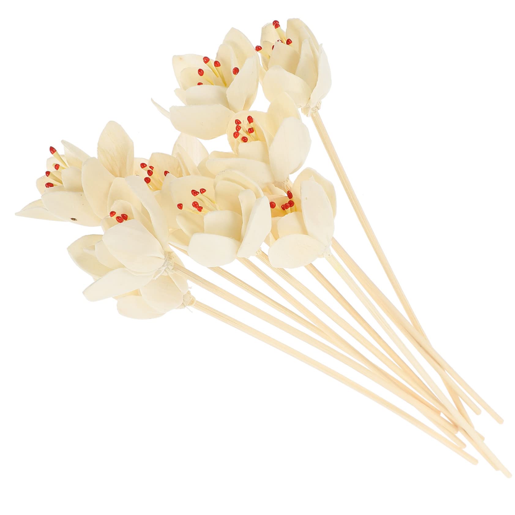 TOPPERFUN Flower Diffuser Refills Essential Oil Diffuser Sticks 10 Pack Scented Sticks for Aromatherapy