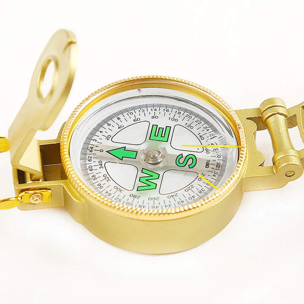 Beau Boussole Portable, étanche Antichoc Randonnée Boussoles De Navigation Militaire pour La Randonnée Camping Escalade Vélo Explorer Les Activités De Plein Air Durable